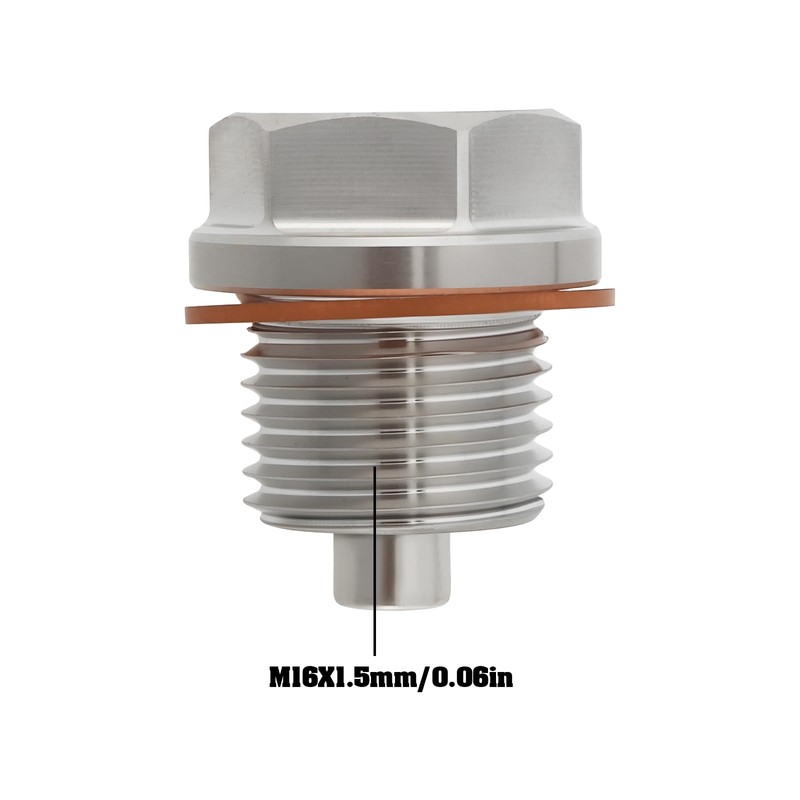 SG Store M16 x 1.5mm Stainless Steel Car Oil Drain