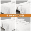 HOMBYS Split King Comforter Sets for Adjustable Bed, 3-Piece Bedding