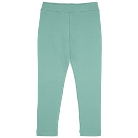 Lilax Leggings básicos de algodón suave de longitud completa para niñas, Seafoam, 10