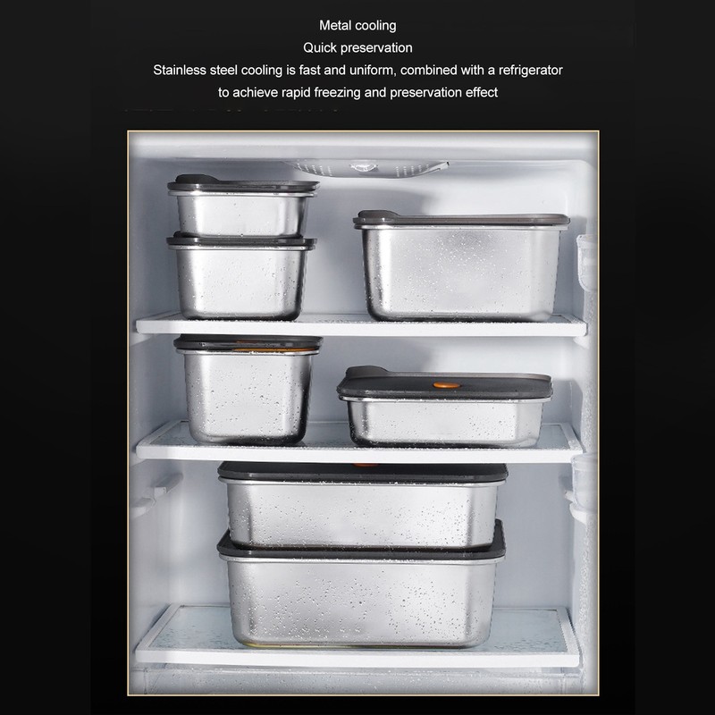 Stainless Steel Food Storage Container Stainless Steel Preservation Box Bento