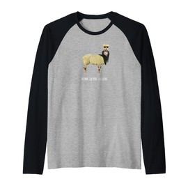 LLA Man, LLA Myth, LLA Legend: Llama Humor, Father's Day Raglan Baseball Tee