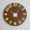 HOMSFOU DIY Clock Numerals Kit 5 Sets 1.5 Inch Gold