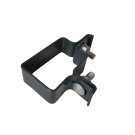 Corner Clamp 60 x 40 mm Fence Clamp for Fence Posts Strut Clamp Attachment Mesh Fence (Anthracite)