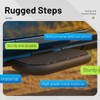 JMTAAT Rugged Side Steps Compatible with 2007-2018 Jeep Wrangler JK