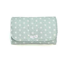 Blausberg Baby Changing Bag Washable Nappy Bag with Changing Mat for on the Go Materials Oek-Tex Standard Certified Made in Germany Happy Star Green, Happy Star Green Washable