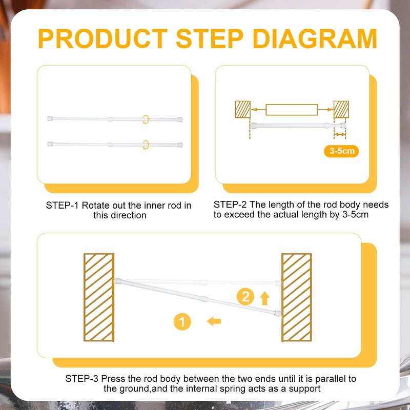 2pcs Window Bars Security, 11.8 Inch Adjustable Sliding Door Guard