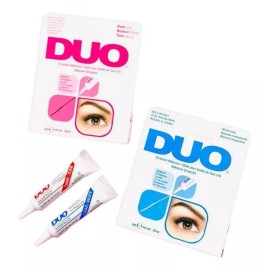 Eco R Caja 12 Duo Pegamento Pestañas Lash Glue Transparente Negro