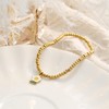 Made by Nami Golden Pearl Bracelet Women's Elastic Friendship Bracelets