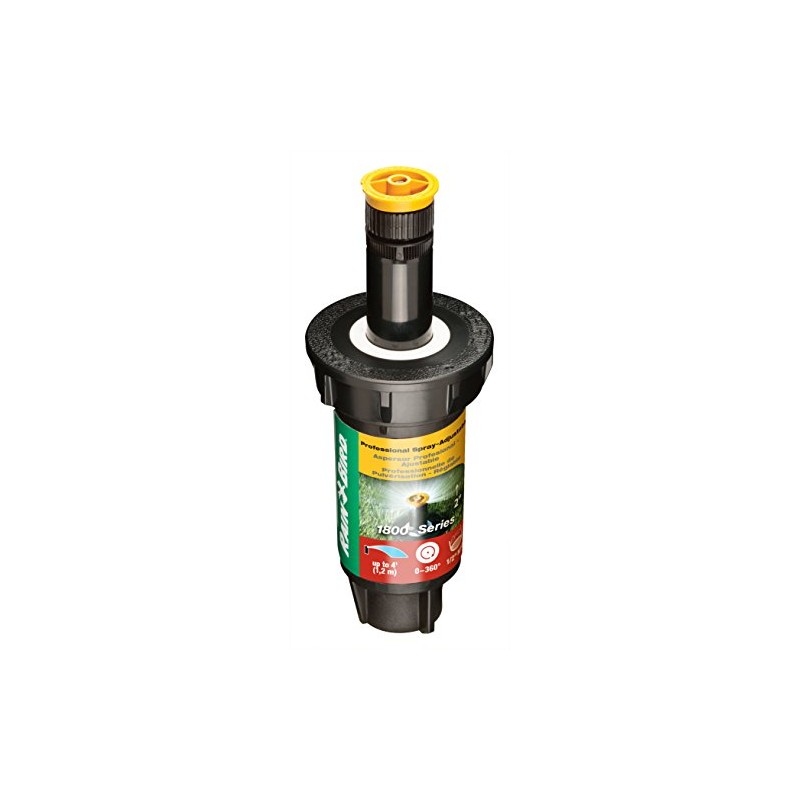 Rain Bird 1802AP4 Professional Pop-Up Sprinkler, Adjustable 0 - 360°