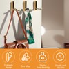 MOROBOR 2pcs Square Folding Wall Hook Non-Slip Heavy Duty Foldable