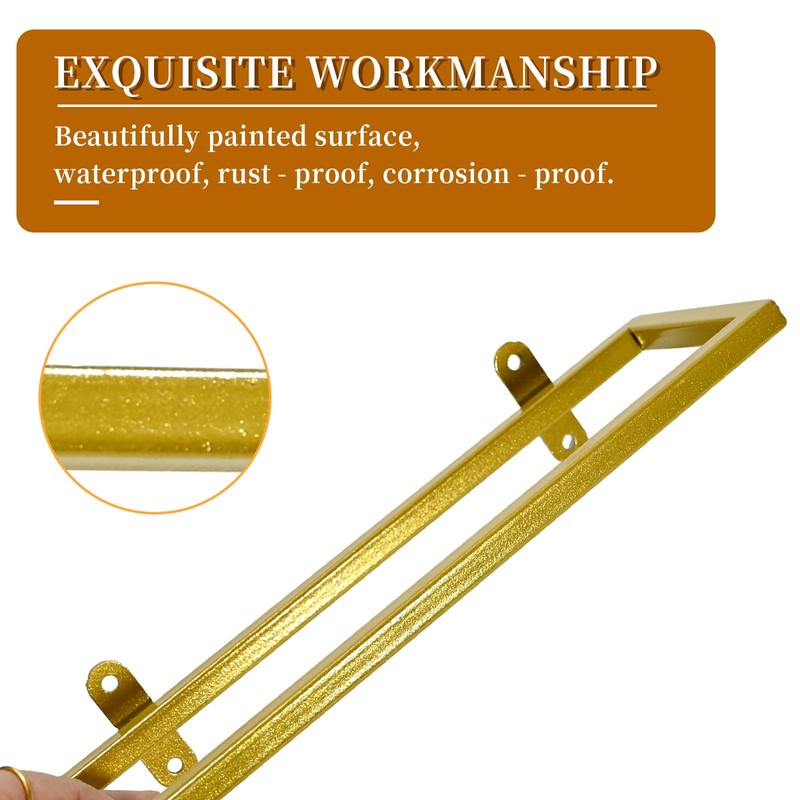 UOIENRT 6Pcs Wall-Mounted Wine Racks, Rectangular Wine Rack Wine Bottle