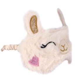 MILISTEN Cute Animal Alpaca Sleeping Eye Cover Plush Blindfold Travel Sleep Eyeshadow Super Soft Funny Eye Cover for Children Girls and Adults