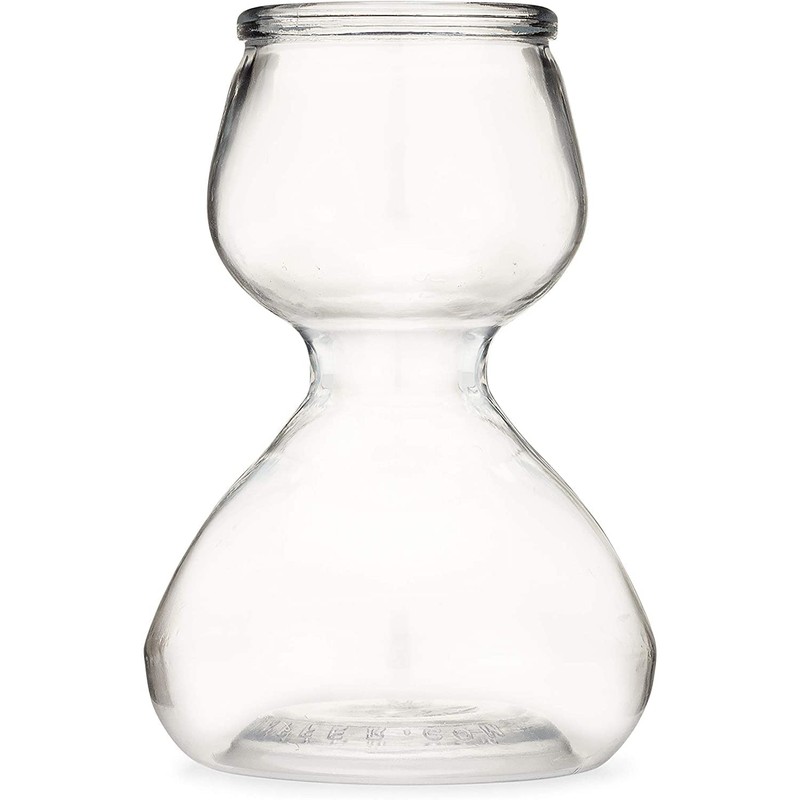 QUAFFER Double Bubble Layered PLASTIC Shot Glass – Clear Chaser