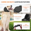 XFSRG Ear Protection Dog Adjustable Velcro Dog Ear Warmers Reduce