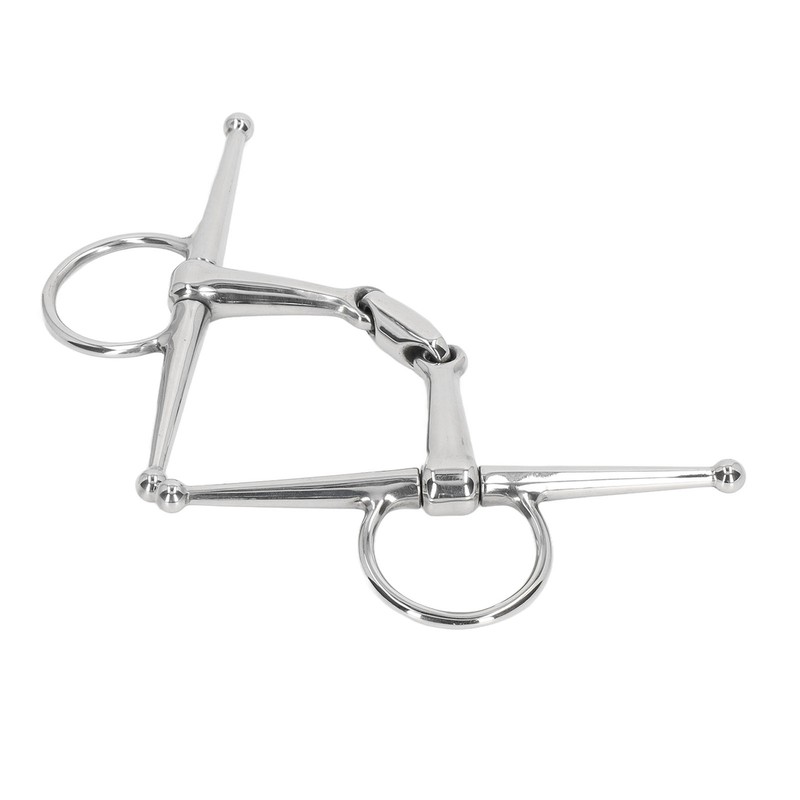 135mm Horse Mouth Bit Stainless Steel Horse Cheek Snaffle for