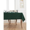 Solino Home Rainforest Green Linen Tablecloth 60 x 108 Inch