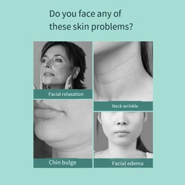 Byttlerom Facial Roller - Microcurrent Face Slimming Massager - Pink & White - Plastic+Metal - 357g - 12x31x6cm - Face Contouring, Anti Aging - For All Skin Types