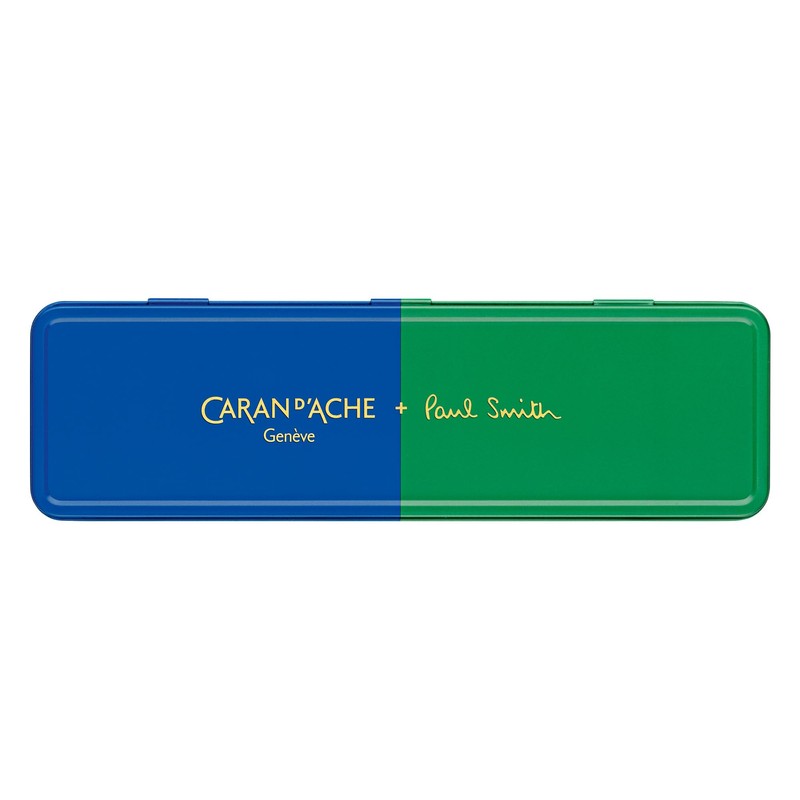 Caran d'Ache Paul Smith 849 Ballpoint Pen in Cobalt Blue/Emerald