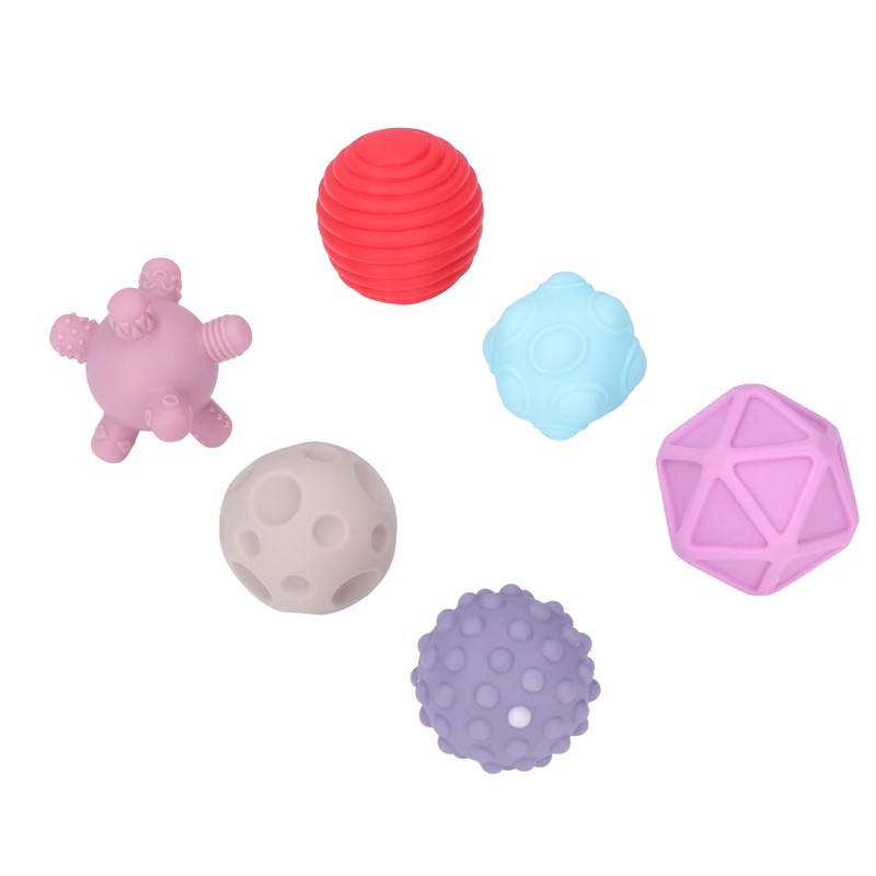 Soft Rubber Building Blocks DIY Infants Toddlers Manual Brain Relief