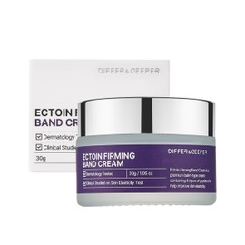 Differ & Deeper Ectoin Firming Band Cream – Wrinkle Care & Skin Lifting with Ectoin Complex, 6-Peptide Cocktail & Heating Active System, Hydrating & Elasticity-Boosting Formula, Korean Skincare 1.05oz