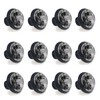 Artinhand 12 Pack Moon Kitchen Cabinet Knobs Round Drawer Pulls