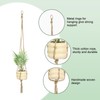 M METERXITY 2-Pack Macrame Plant Hanger, 30 Inch Hand Woven