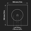 'Hidrotape T' 1-1/8'' to 2-3/4'' Waterproofing Sleeve - Pipe Seal