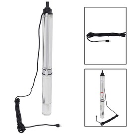 ECCPP 2HP 440FT Submersible Well Pump 42GPM 220V Deep Stainless Steel Water Pump Deep Well Pump 60Hz Submersible Pump for Garden Home Agricultural Irrigation 134m 220V-240V