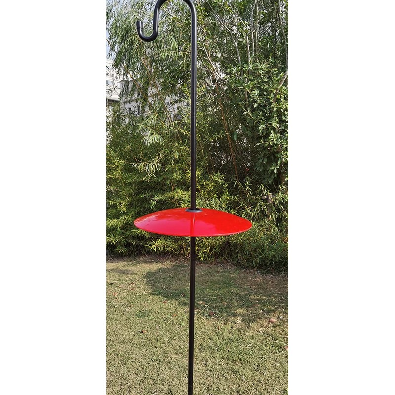 13" Glass Rain Guard for Bird Feeder Outdoors - Baffle