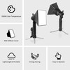Meking Mini Softbox Photography Lighting Kit, Portable 4x4.8in Continuous Lighting