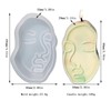 Tone Fun Abstract Face (2pcs/Set) Shape Candle Silicone Molds for