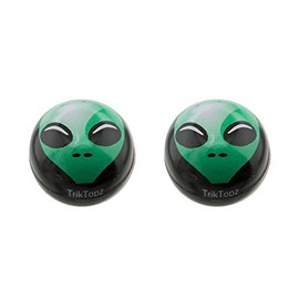 Fenix UFO Alien Schrader Bike Valve Caps, Round