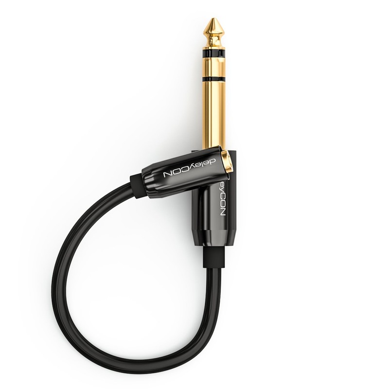 deleyCON 0.2 m Stereo Audio Jack Adapter Cable - 6.3