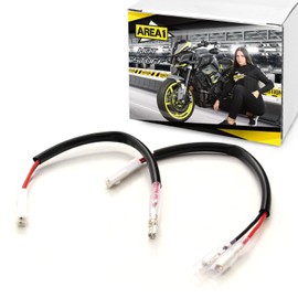 2 x Indicator Adapter Cable with 2 Lines Compatible with Honda CRF CB 500 X Hornet CB 500 750 1100 CB125F CB500F CB500X CB600F CB650F CB900F CB1000 CBR125 CB, CB125 R, CB 300R, CB 650RRRR1000R CBR CBF