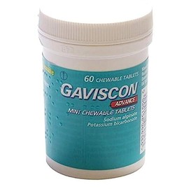 GAVISCON Advance Mint CHEWABLE Tablets 60 Pack (Mint)