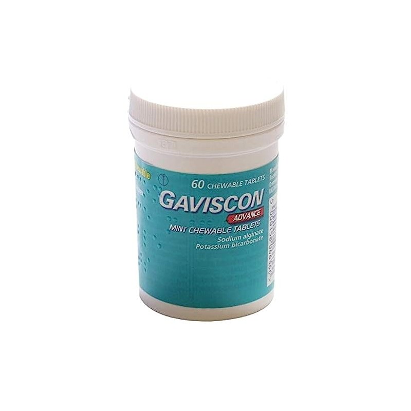 GAVISCON Advance Mint CHEWABLE Tablets 60 Pack (Mint)