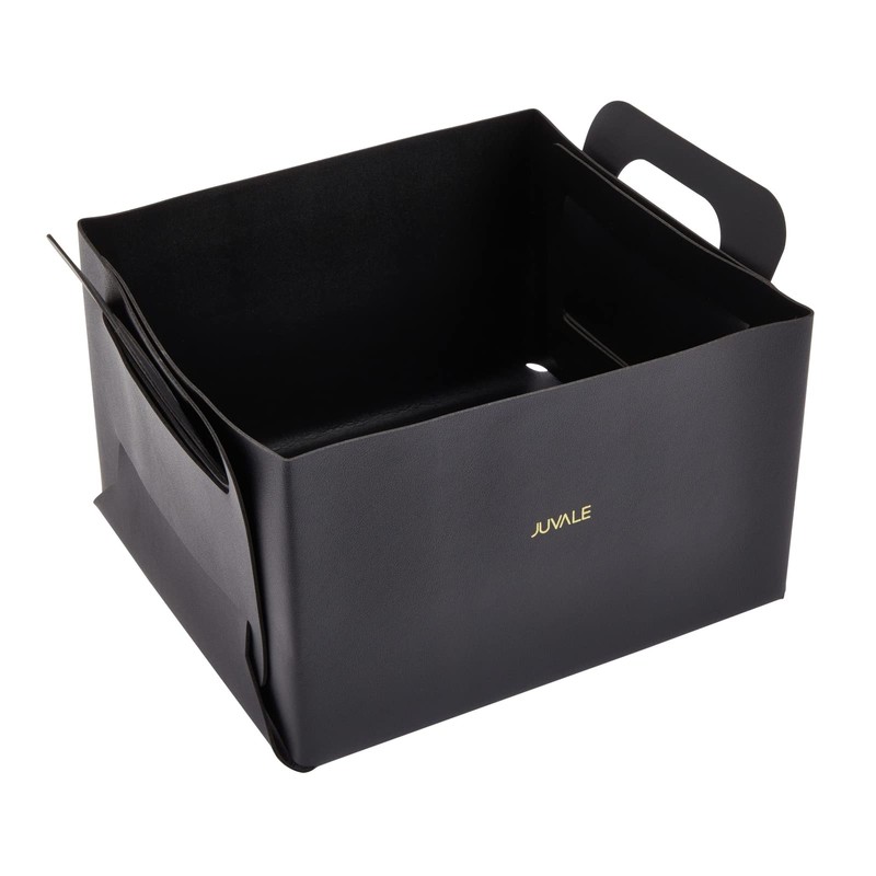 Juvale Foldable Faux Leather Cube Storage Bins - Collapsible Cube
