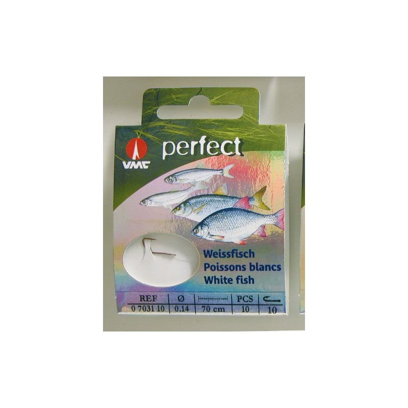 VMC Perfect poisson blanc rouge, taille de hameçon:12
