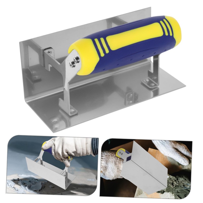 Operitacx Stainless Steel Mud Press Frame Hammer Drywall Corner Tool