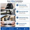 Engrepo Solar Flood Light 3000LM, 10000mAh Large Capacity, 15H Long-Lasting,