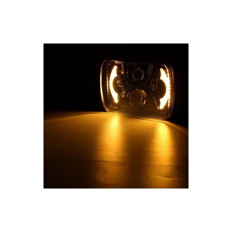 Unbranded DOT Approved Pair 200W 5x7" 7x6 LED Headlights for