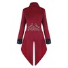 YORDET Medieval Steampunk Men's Tuxedo Gothic Retro Coat Carnival Victorian