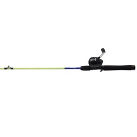 Shakespeare Catch More Fish Lake/Pond Spincast Reel and Fishing Rod Combo, Includes Berkley Fishing Baits, Tackle, & Tackle Box, Pre-Spooled with 6lb | 2.7kg Stren Line