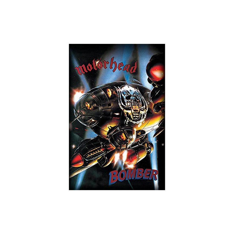 Motorhead Bomber Fabric Flag 66 x 105 cm