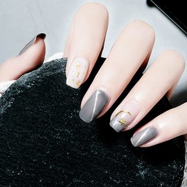 Allenbelle Semi-Permanent Magnetic Nail Polish UV LED Gel Nail Polish 7.3ml (Kit of 4 pcs 7.3ML/pc) (009)