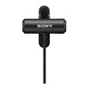 Sony Compact Stereo Lavalier Microphone ECMLV1,Black, Small