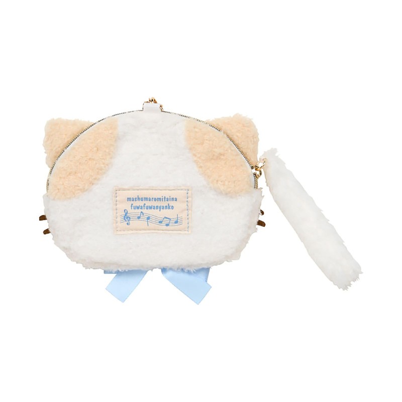 Sanrio 466361 Face Shaped Pouch (Sanrio Cat Association) Fluffy Cat