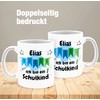 Tasse Tassen 325ml - Einschulung Schulanfang - Hurra ich bin
