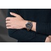 RUIMAS Men's Watch Fashion Japanese Quartz Watch Leather Band Black
