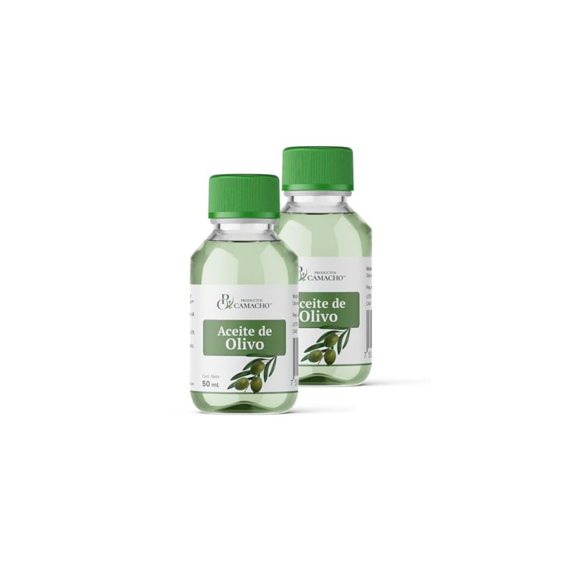 Productos Camacho- Aceite de Oliva (2 pack 50ml)-Hidratante, facial, corporal,
